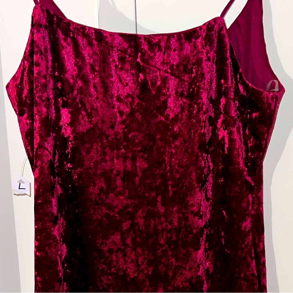 3/$15 Sale Velvet spaghetti strap bodycon dress ( READ DESCRIPTION)